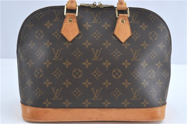 Authentic Louis Vuitton Monogram Alma Hand Bag Purse M51130 LV 2205B