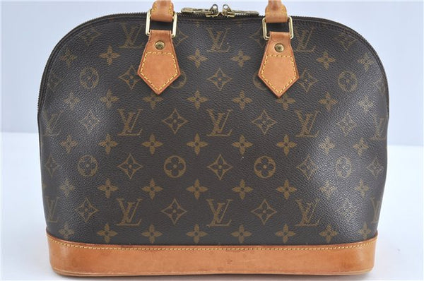 Authentic Louis Vuitton Monogram Alma Hand Bag Purse M51130 LV 2205B