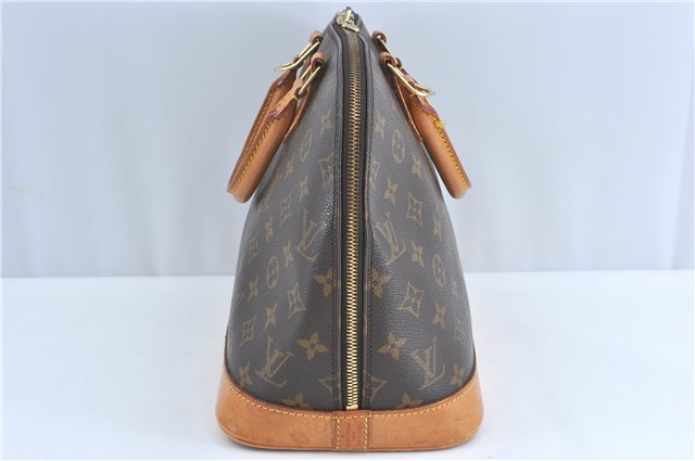Authentic Louis Vuitton Monogram Alma Hand Bag Purse M51130 LV 2205B