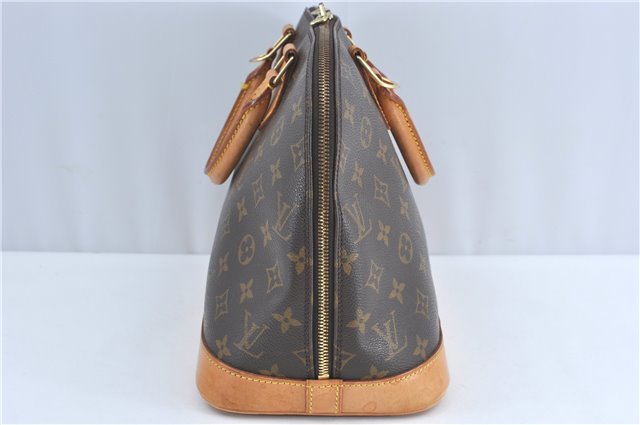 Authentic Louis Vuitton Monogram Alma Hand Bag Purse M51130 LV 2205B