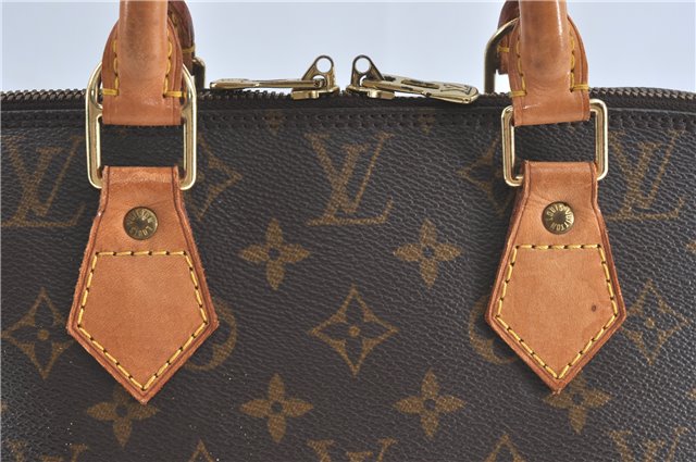 Authentic Louis Vuitton Monogram Alma Hand Bag Purse M51130 LV 2205B