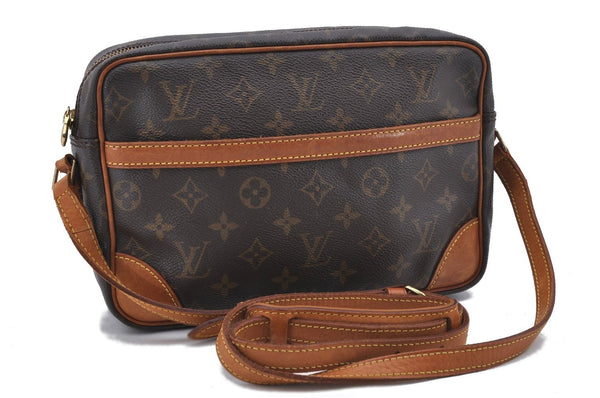 Auth Louis Vuitton Monogram Trocadero 27 Shoulder Cross Body Bag M51274 LV 2205D