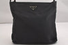 Authentic PRADA Vintage Nylon Tessuto Shoulder Hand Bag Purse Black 2205I