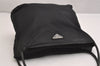 Authentic PRADA Vintage Nylon Tessuto Shoulder Hand Bag Purse Black 2205I