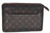 Authentic Louis Vuitton Monogram Pochette Homme Clutch Hand Bag M51795 LV 2206D