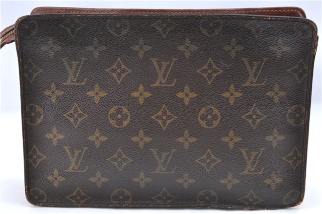 Authentic Louis Vuitton Monogram Pochette Homme Clutch Hand Bag M51795 LV 2206D