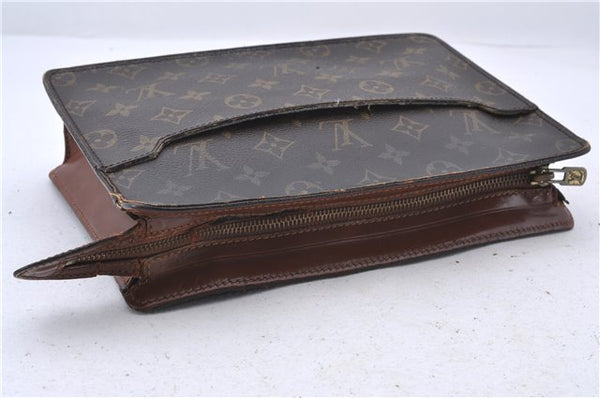 Authentic Louis Vuitton Monogram Pochette Homme Clutch Hand Bag M51795 LV 2206D