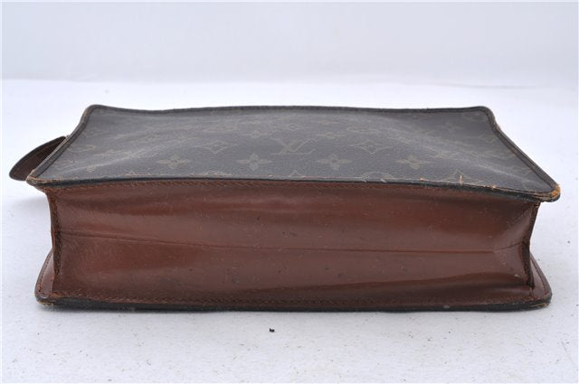 Authentic Louis Vuitton Monogram Pochette Homme Clutch Hand Bag M51795 LV 2206D