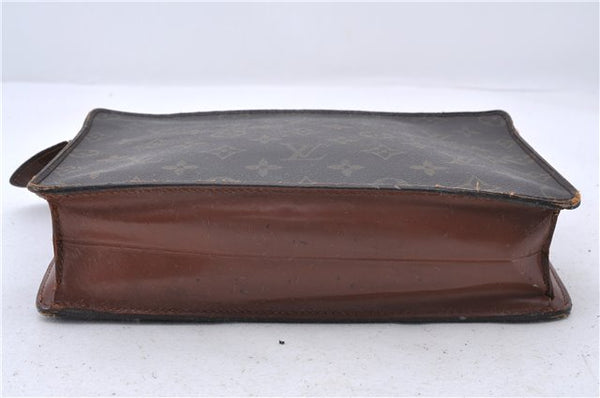 Authentic Louis Vuitton Monogram Pochette Homme Clutch Hand Bag M51795 LV 2206D