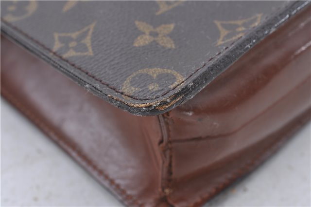 Authentic Louis Vuitton Monogram Pochette Homme Clutch Hand Bag M51795 LV 2206D