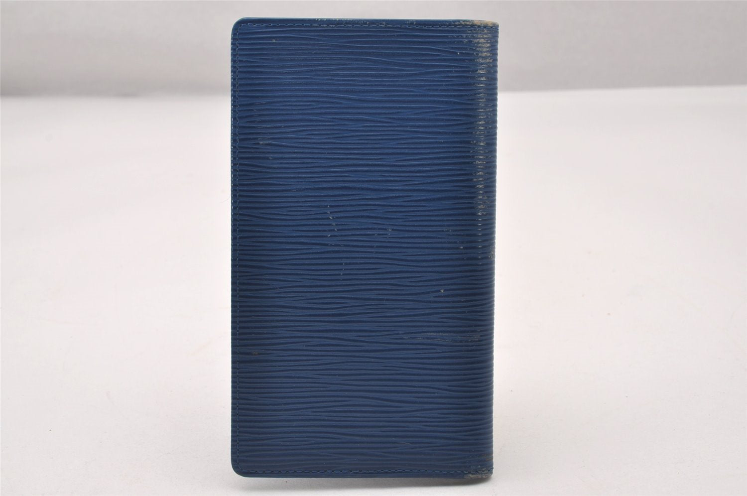 Authentic Louis Vuitton Epi Agenda Posh Notebook Cover Blue R20525 LV 2206I