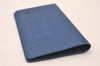Authentic Louis Vuitton Epi Agenda Posh Notebook Cover Blue R20525 LV 2206I