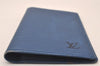Authentic Louis Vuitton Epi Agenda Posh Notebook Cover Blue R20525 LV 2206I