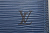Authentic Louis Vuitton Epi Agenda Posh Notebook Cover Blue R20525 LV 2206I