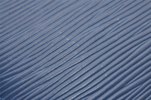 Authentic Louis Vuitton Epi Agenda Posh Notebook Cover Blue R20525 LV 2206I