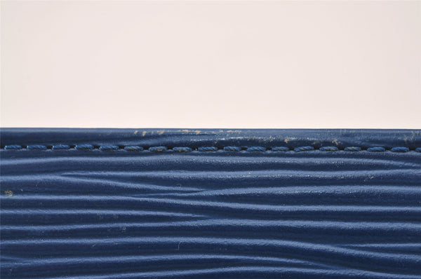 Authentic Louis Vuitton Epi Agenda Posh Notebook Cover Blue R20525 LV 2206I