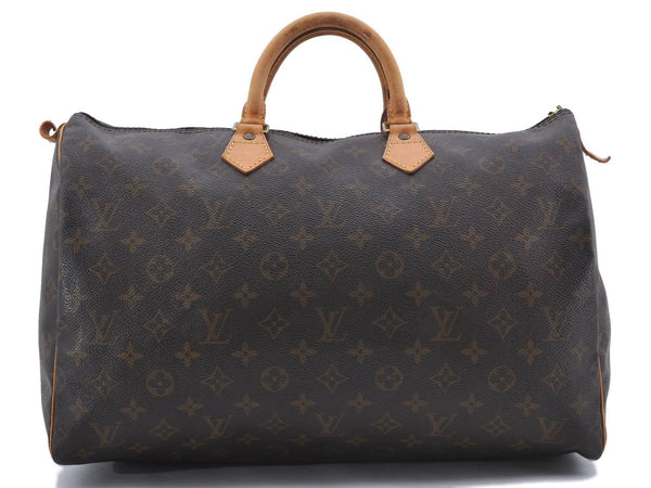 Authentic Louis Vuitton Monogram Speedy 40 Hand Bag M41522 LV Junk 2207D