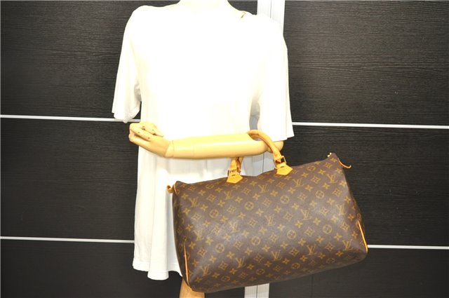 Authentic Louis Vuitton Monogram Speedy 40 Hand Bag M41522 LV Junk 2207D