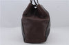 Authentic FENDI 2JOURS Leather Shoulder Hand Bag Brown 2208D