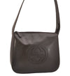 Authentic GUCCI Vintage Shoulder Hand Bag Purse Leather Brown Junk 2208I