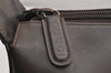 Authentic GUCCI Vintage Shoulder Hand Bag Purse Leather Brown Junk 2208I
