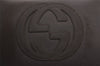 Authentic GUCCI Vintage Shoulder Hand Bag Purse Leather Brown Junk 2208I