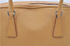 Authentic PRADA CINGHIALE SPORT Leather Shoulder Hand Bag B11207 Beige 2209D