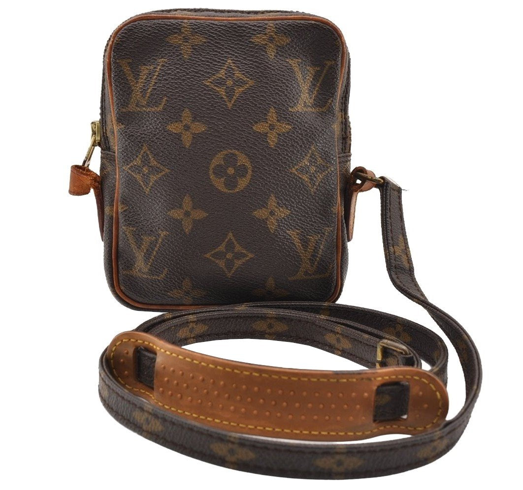 Auth Louis Vuitton Monogram Mini Poche Danube Shoulder Bag M45268 LV Junk 2209I