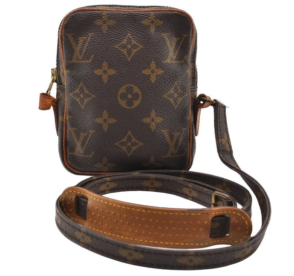 Auth Louis Vuitton Monogram Mini Poche Danube Shoulder Bag M45268 LV Junk 2209I