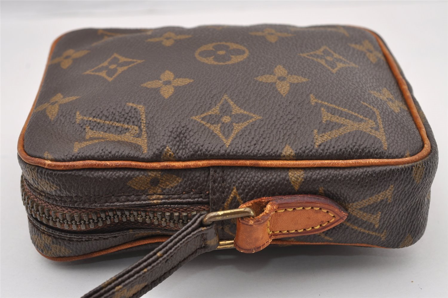 Auth Louis Vuitton Monogram Mini Poche Danube Shoulder Bag M45268 LV Junk 2209I