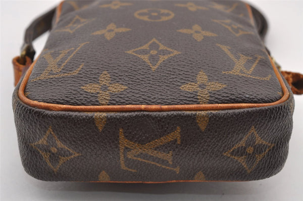 Auth Louis Vuitton Monogram Mini Poche Danube Shoulder Bag M45268 LV Junk 2209I
