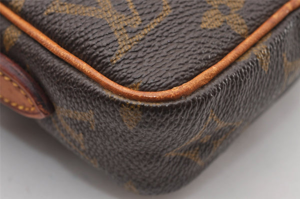 Auth Louis Vuitton Monogram Mini Poche Danube Shoulder Bag M45268 LV Junk 2209I