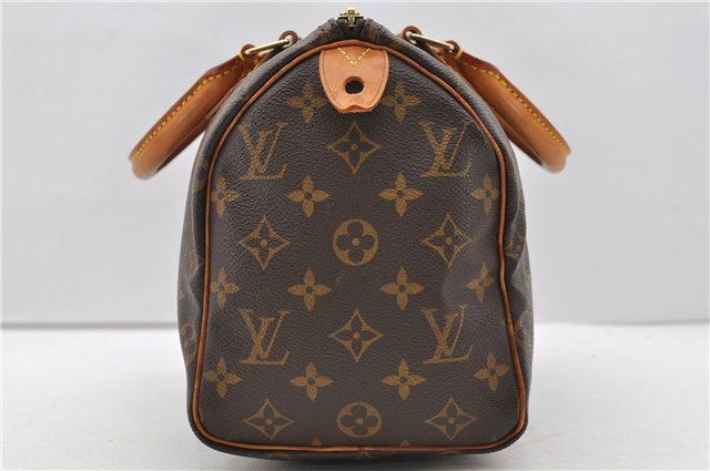 Authentic Louis Vuitton Monogram Speedy 25 Hand Bag M41528 LV 2211D