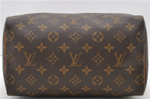 Authentic Louis Vuitton Monogram Speedy 25 Hand Bag M41528 LV 2211D