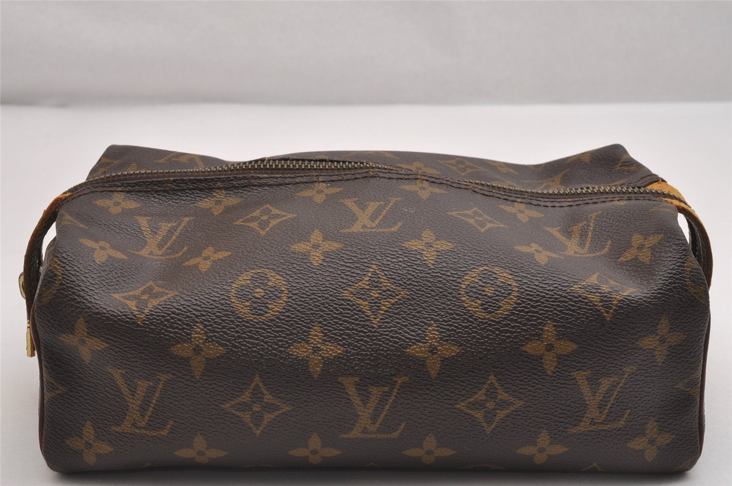 Authentic Louis Vuitton Monogram Trousse Patte Pression Pouch M47636 Junk 2212I