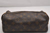 Authentic Louis Vuitton Monogram Trousse Patte Pression Pouch M47636 Junk 2212I
