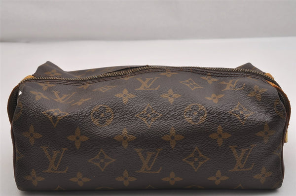 Authentic Louis Vuitton Monogram Trousse Patte Pression Pouch M47636 Junk 2212I