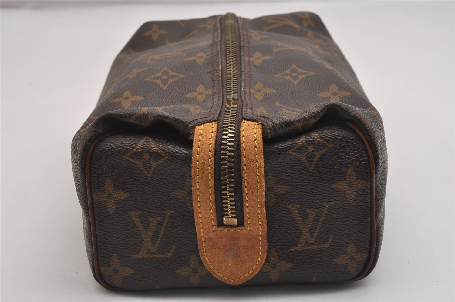 Authentic Louis Vuitton Monogram Trousse Patte Pression Pouch M47636 Junk 2212I