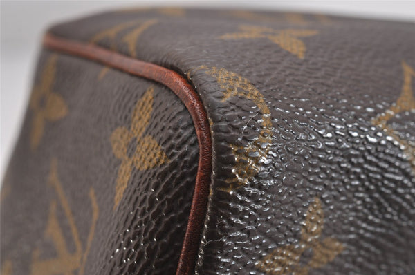 Authentic Louis Vuitton Monogram Trousse Patte Pression Pouch M47636 Junk 2212I