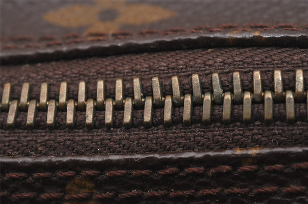 Authentic Louis Vuitton Monogram Trousse Patte Pression Pouch M47636 Junk 2212I