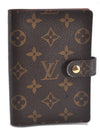 Authentic Louis Vuitton Monogram Agenda PM Notebook Cover R20005 LV 2218F