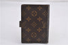 Authentic Louis Vuitton Monogram Agenda PM Notebook Cover R20005 LV 2218F