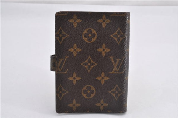 Authentic Louis Vuitton Monogram Agenda PM Notebook Cover R20005 LV 2218F