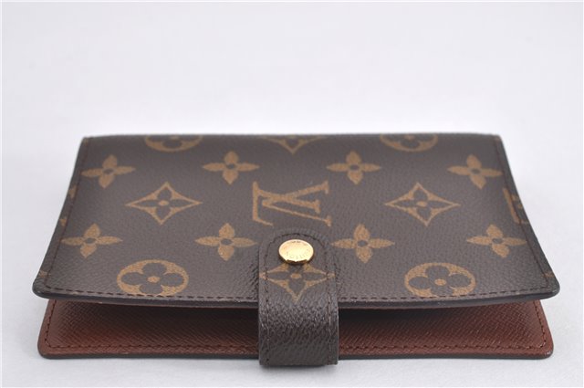 Authentic Louis Vuitton Monogram Agenda PM Notebook Cover R20005 LV 2218F