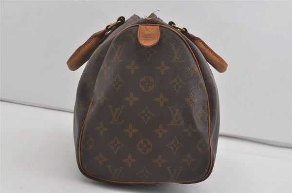 Authentic Louis Vuitton Monogram Speedy 30 Hand Boston Bag Old Model Junk 2218I