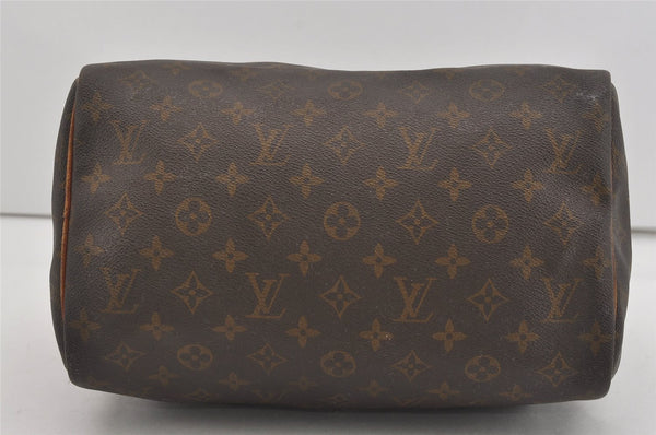 Authentic Louis Vuitton Monogram Speedy 30 Hand Boston Bag Old Model Junk 2218I