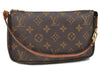 Authentic Louis Vuitton Monogram Pochette Accessoires Pouch M51980 LV 2222D