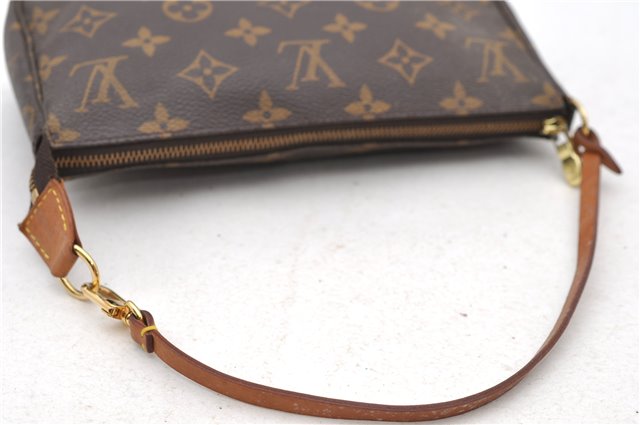 Authentic Louis Vuitton Monogram Pochette Accessoires Pouch M51980 LV 2222D