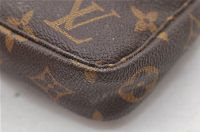 Authentic Louis Vuitton Monogram Pochette Accessoires Pouch M51980 LV 2222D