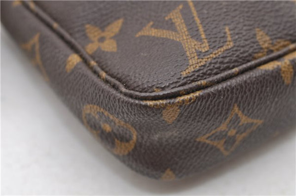 Authentic Louis Vuitton Monogram Pochette Accessoires Pouch M51980 LV 2222D